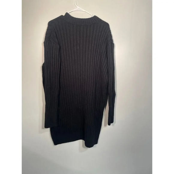 H&M Black‎ Chunky Knit Wool Blend Sweater - Picture 6 of 10